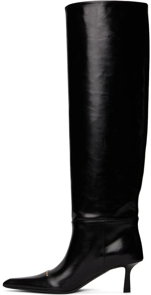 商品Alexander Wang|Black Viola 65 Slouch Boots,价格¥8969,第3张图片详细描述