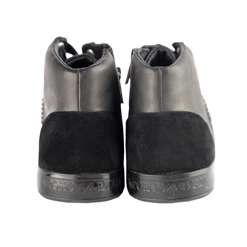 EMPORIO ARMANI 黑色女士运动鞋 X4Z023-XB496-K001 商品