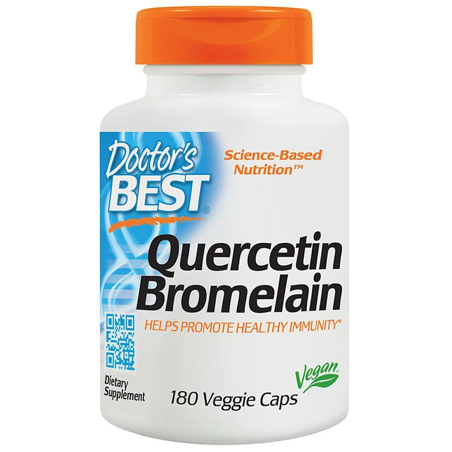 商品Doctor's Best|Quercetin Bromelain, Veggie Caps,价格¥278,第1张图片