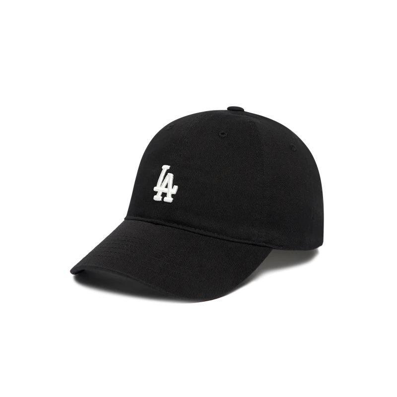 商品MLB|MLB 软顶小标黑色LA白标鸭舌帽,价格¥334,第1张图片