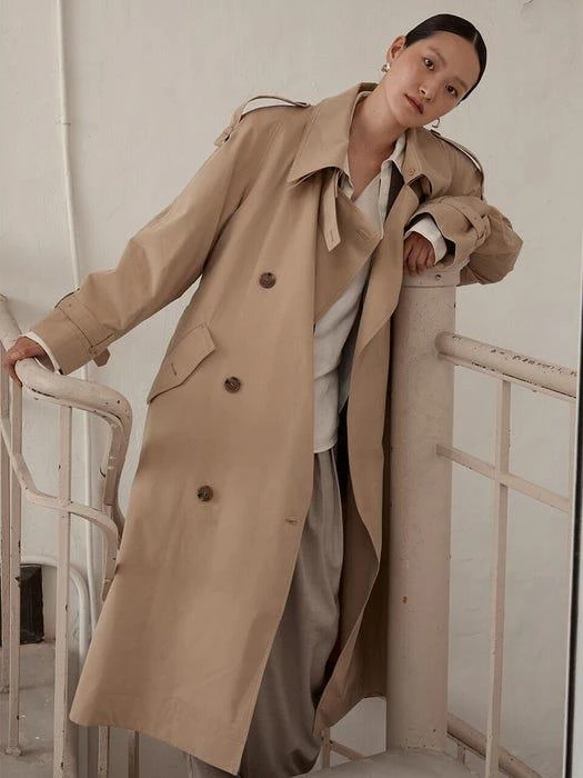 商品Low Classic|Classic Trench Coat_Light Beige,价格¥2209,第3张图片详细描述