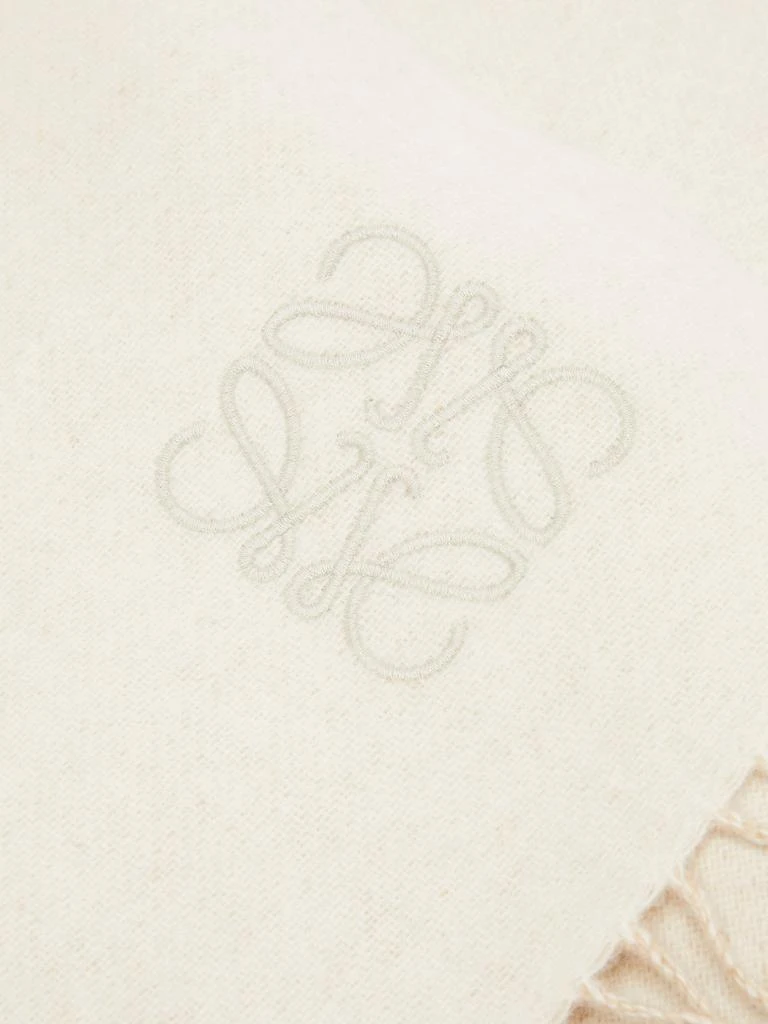 商品Loewe|Anagram-embroidered wool-blend scarf,价格¥2145,第3张图片详细描述