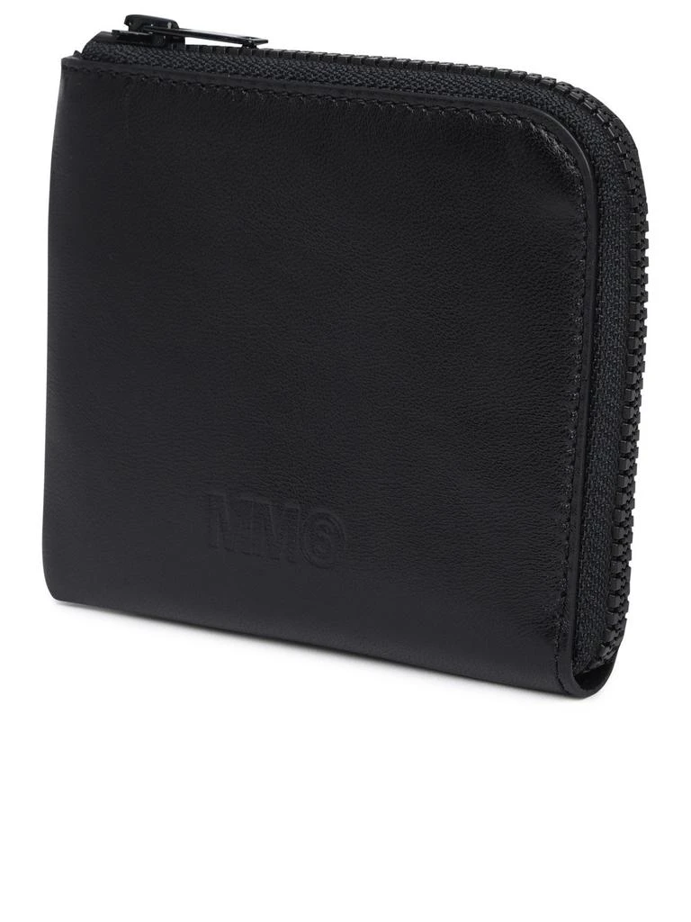 商品MAISON MARGIELA|MM6 Maison Margiela Logo Debossed Zip Around Wallet,价格¥1572,第3张图片详细描述