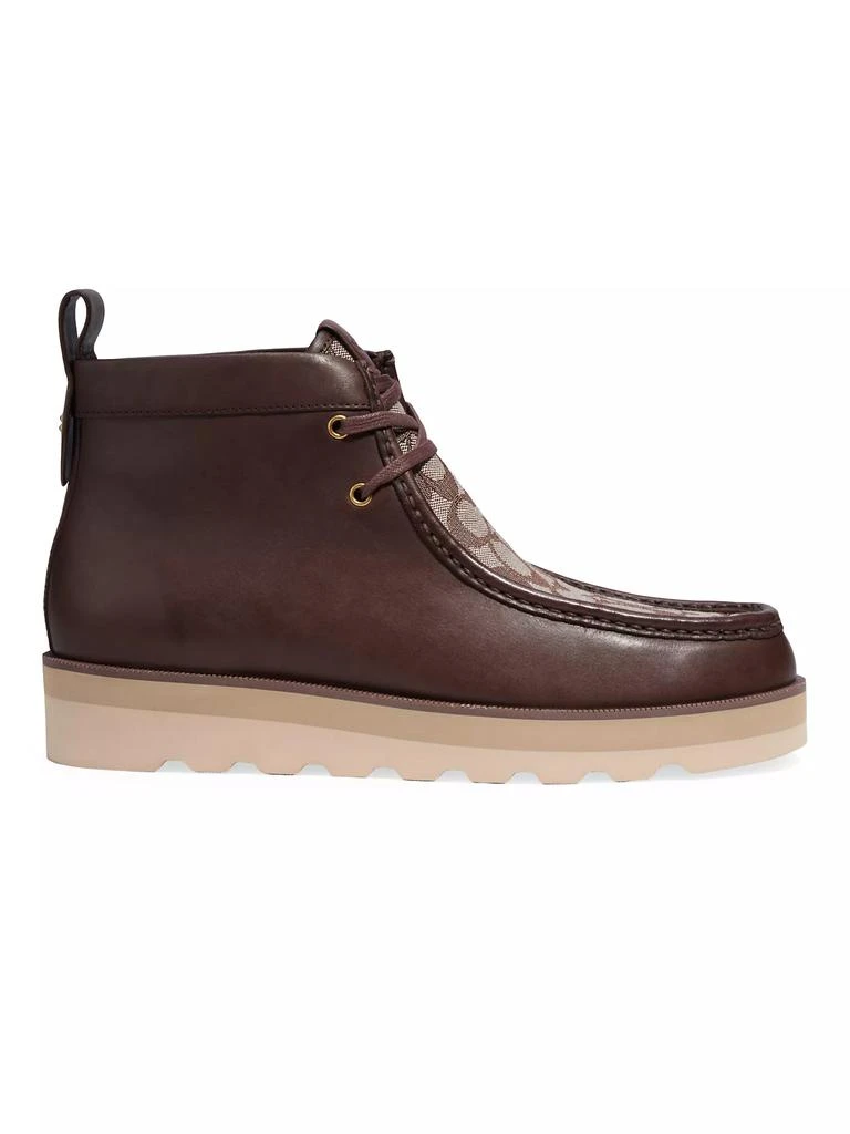 商品Coach|C-Logo Leather Chukka Boots,价格¥1117,第1张图片