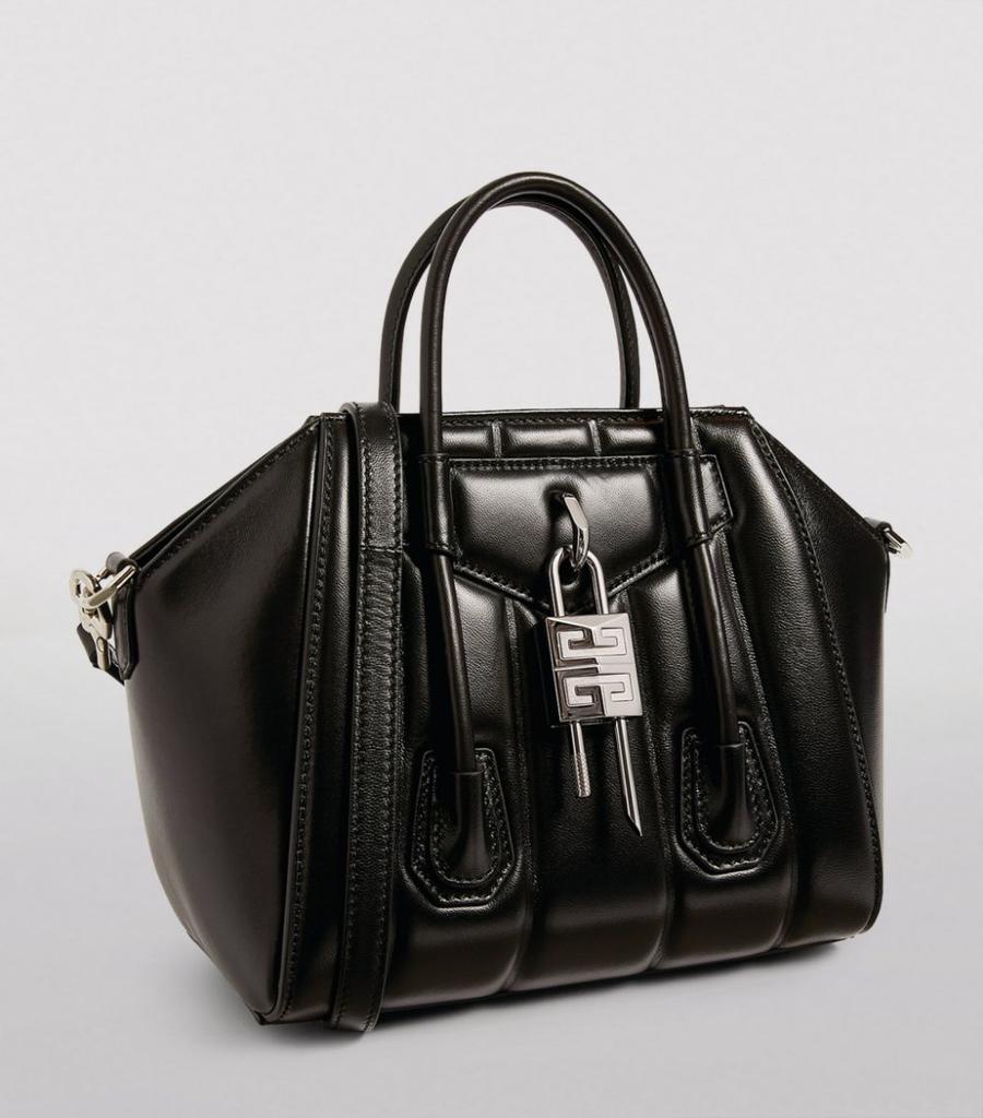 Mini Leather Antigona Lock Top-Handle Bag商品第3张图片规格展示
