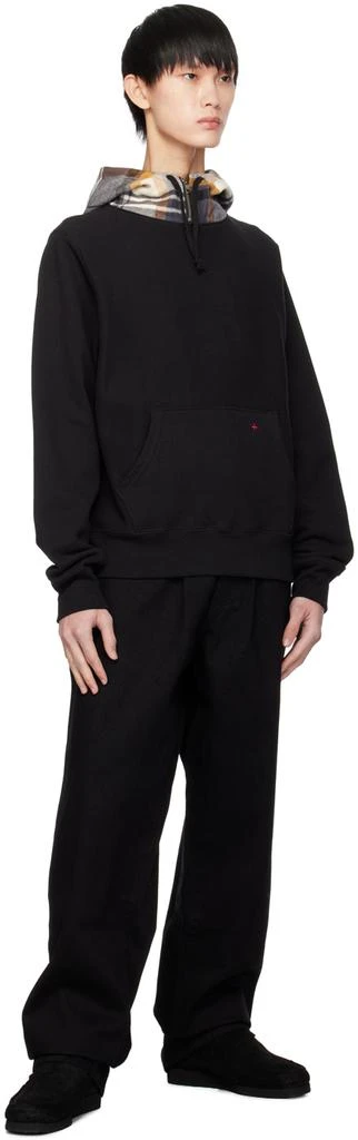 商品Noah|Black Drawstring Hoodie,价格¥669,第4张图片详细描述