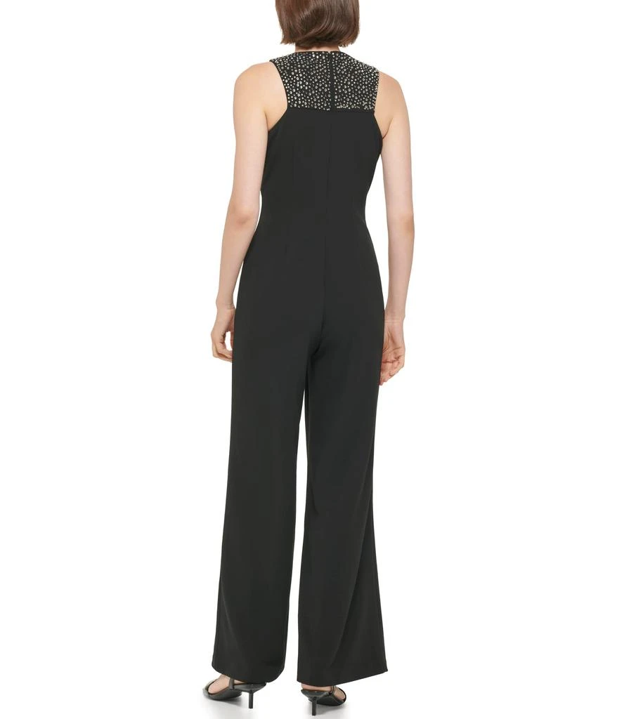 商品Calvin Klein|Jumpsuit with Beaded Neck Detail,价格¥779,第2张图片详细描述