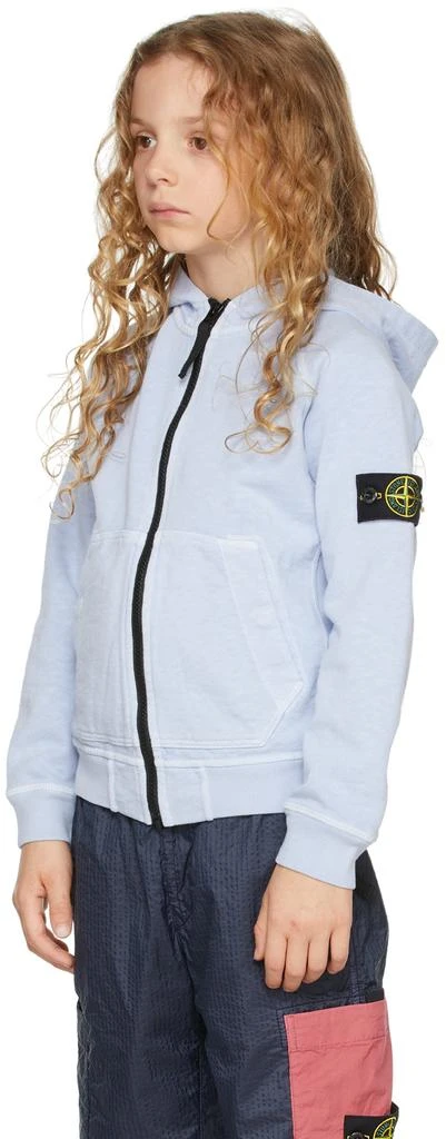 商品Stone Island Junior|Kids Purple Cotton Hoodie,价格¥610,第5张图片详细描述