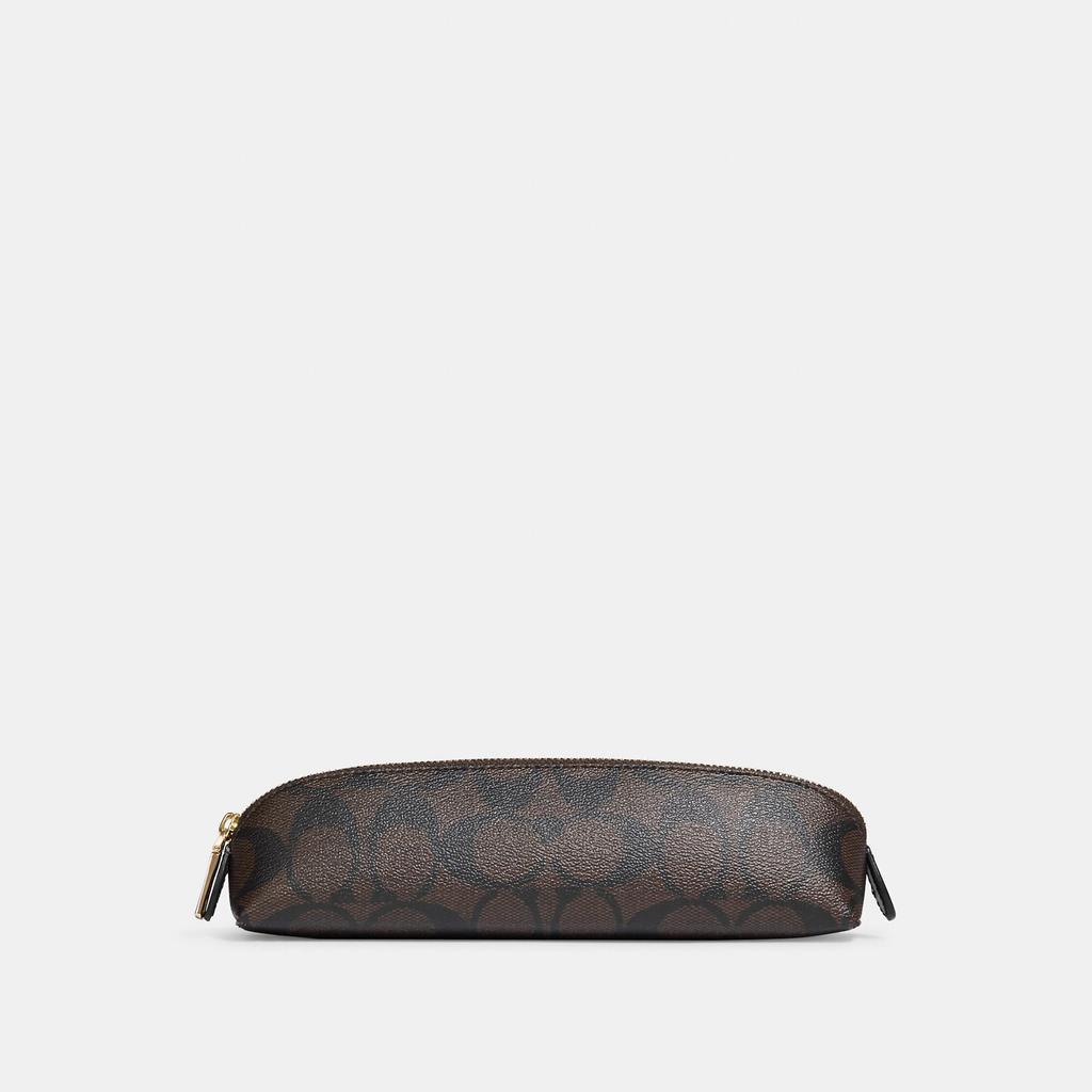 Coach Outlet Pencil Case In Signature Canvas商品第2张图片规格展示