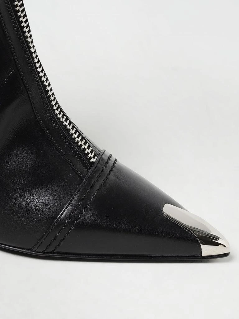 商品Alexander McQueen|Alexander Mcqueen flat ankle boots for woman,价格¥11728,第4张图片详细描述