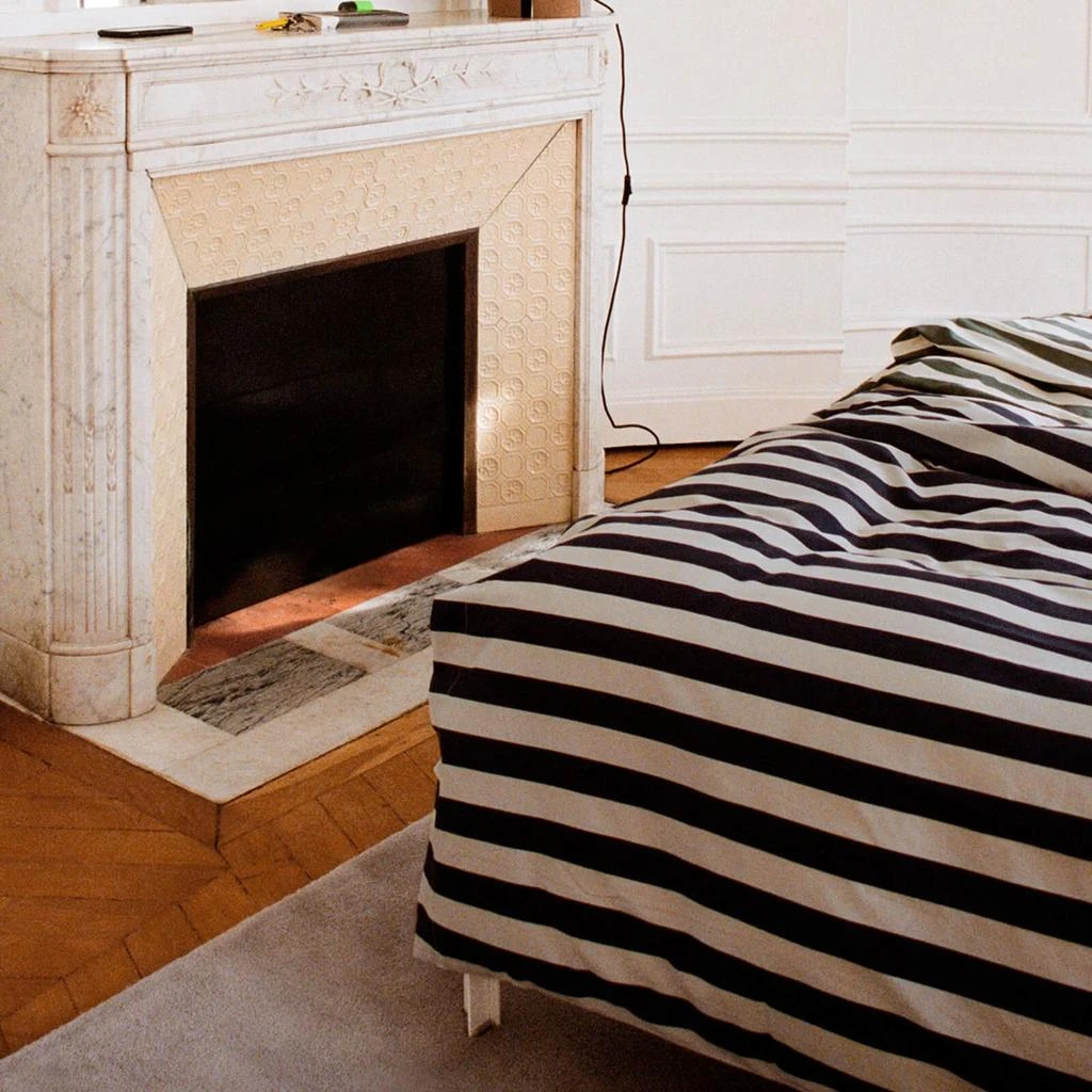 商品The Hut|HAY Été Duvet Cover - Midnight Blue & Grey,价格¥1087,第4张图片详细描述