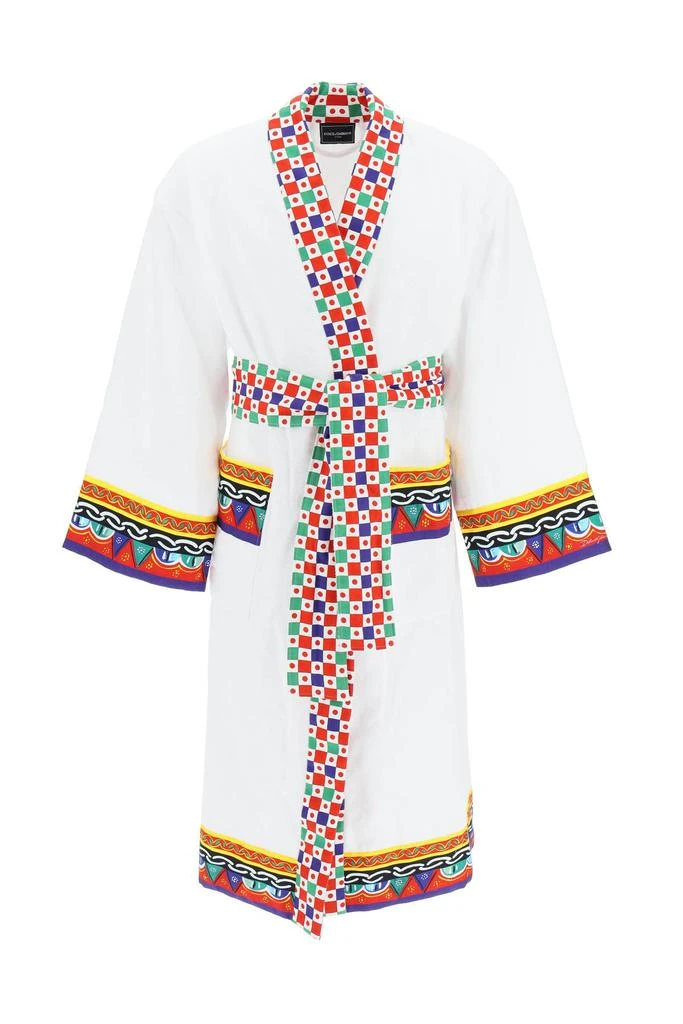 商品Dolce & Gabbana|'carretto' bathrobe,价格¥3932,第1张图片