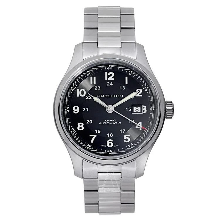 商品Hamilton|Khaki Field Titanium 男士自动表,价格¥4149,第1张图片