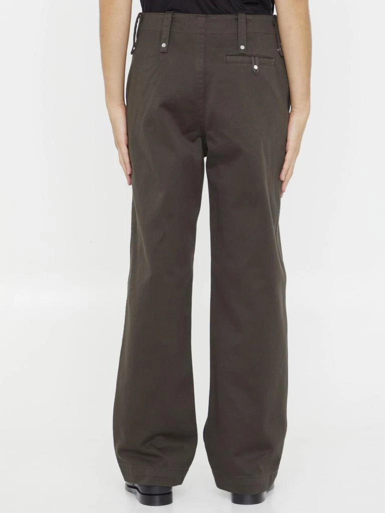 商品Burberry|Baggy Pants In Cotton,价格¥6513,第4张图片��详细描述