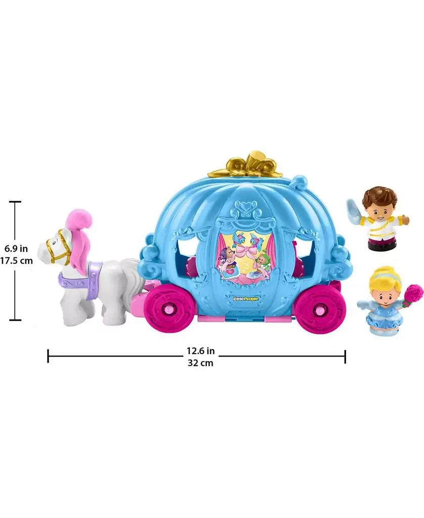 商品Fisher Price|Disney Princess Cinderella's Dancing Carriage by Little People Set,价格¥114,第4张图片详细描述
