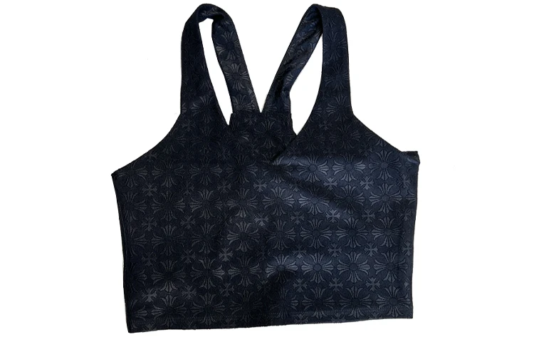 商品[国内直发] Chrome Hearts|网球暗纹提花工字背心 女款 黑色,价格¥6452,第3张图片详细描述