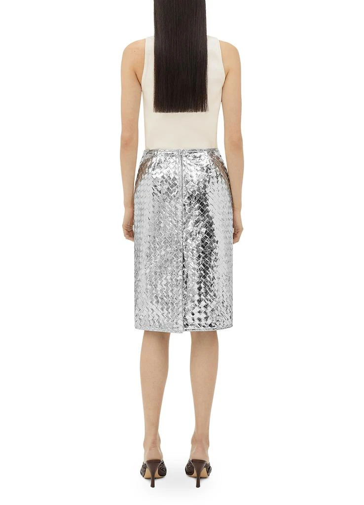 商品Bottega Veneta|Intrecciato 羔羊纳帕皮金属质感,价格¥53862,第4张图片详细描述