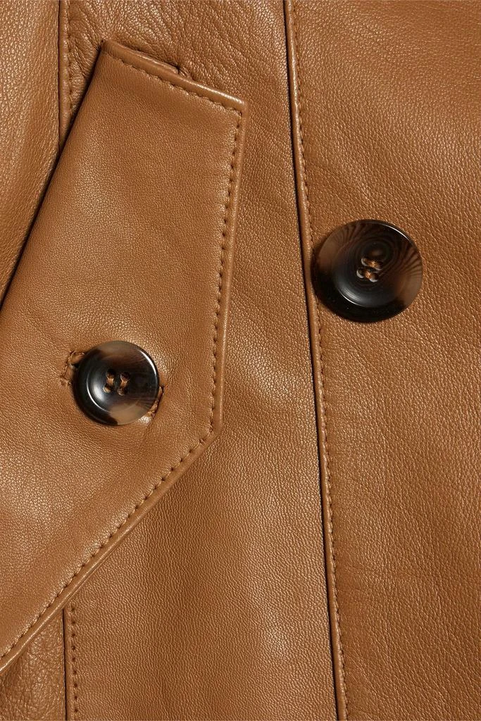 商品Muubaa|Belted leather trench coat,价格¥3554,第4张图片详细描述
