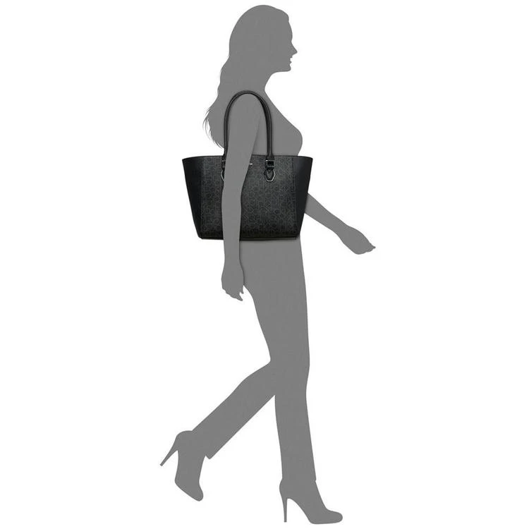 商品Calvin Klein|Ellina Signature Medium Tote,价格¥586,第2张图片详细描述