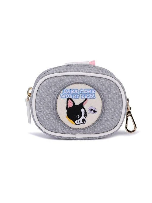 商品HEUREUX|Joie Silicone Leather Golf Ball Pouch Grey,价格¥635,第2张图片详细描述