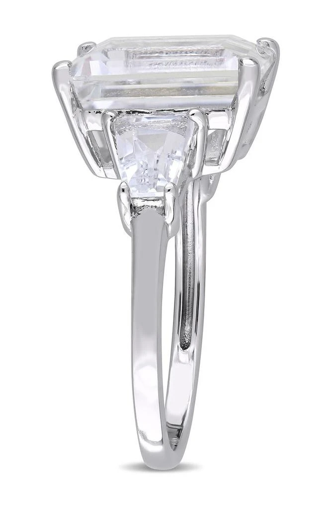 商品DELMAR|Sterling Silver 3-Stone White Topaz Ring,价格¥1222,第3张图片详细描述