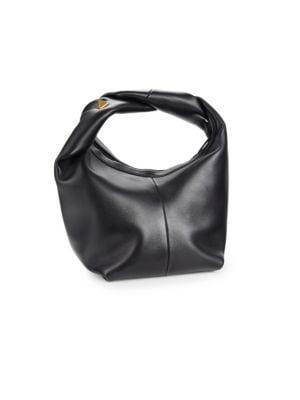 Studded Leather Hobo Bag商品第4张图片规格展示