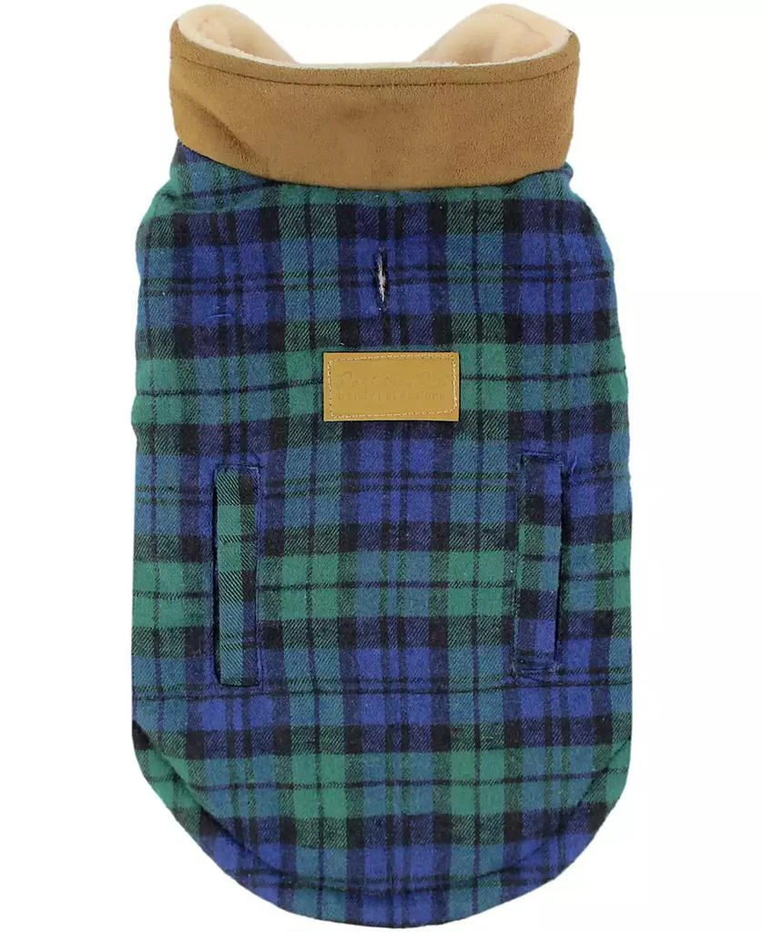 商品Macy's|Scottish Plaid Dog Jacket,价格¥297,第3张图片详细描述