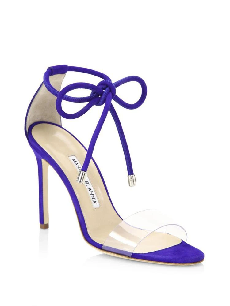 商品Manolo Blahnik|Estro Ankle Tie Stilettos,价格¥2230,第1张图片