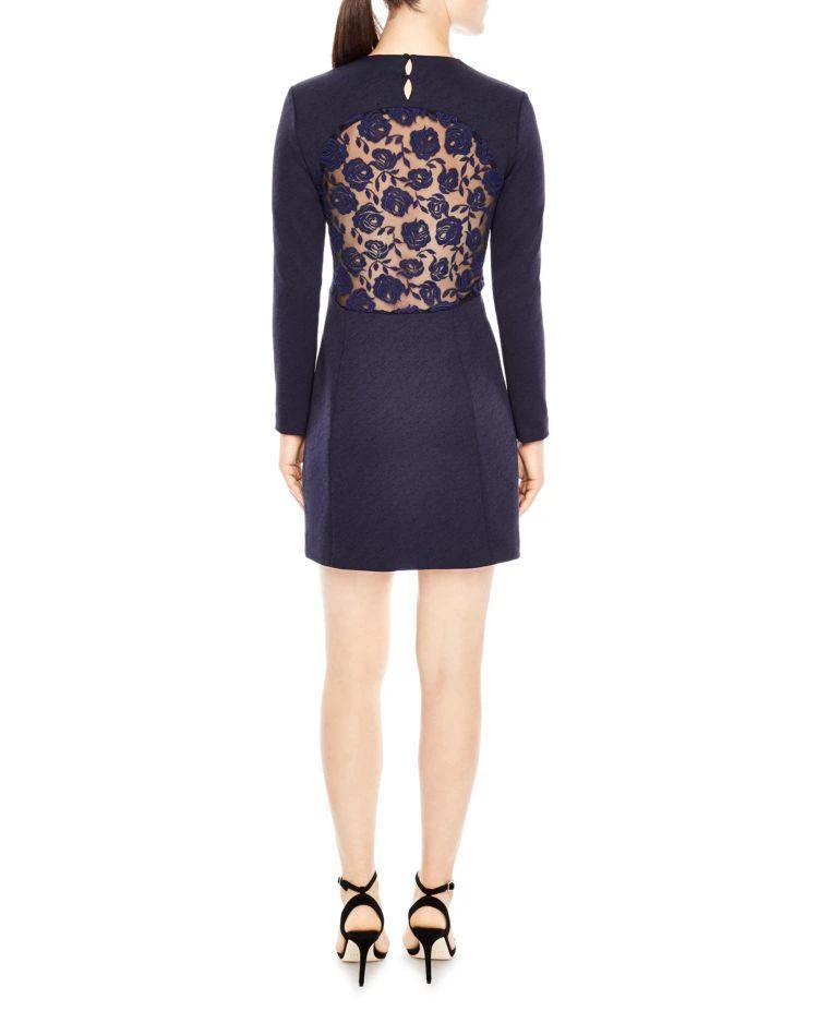 商品Sandro|Etzi Illusion-Back Fit & Flare Dress ,价格¥1740,第2张图片详细描述
