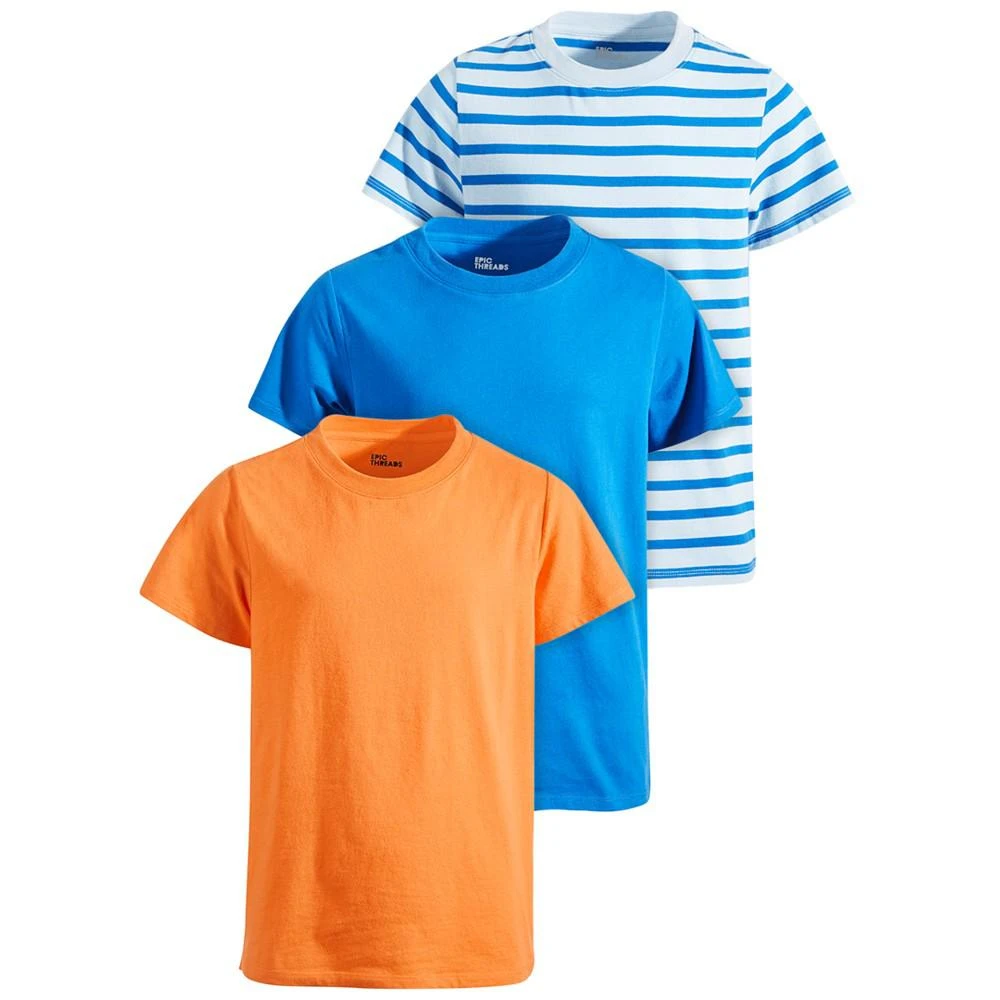 商品Epic Threads|Big Boys 3-Pack T-Shirts, Created for Macy's,价格¥106,第1张图片