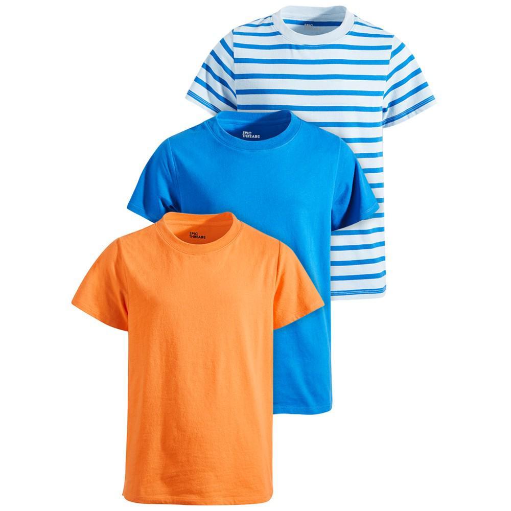 商品Epic Threads|Big Boys 3-Pack T-Shirts, Created for Macy's,价格¥103,第1张图片