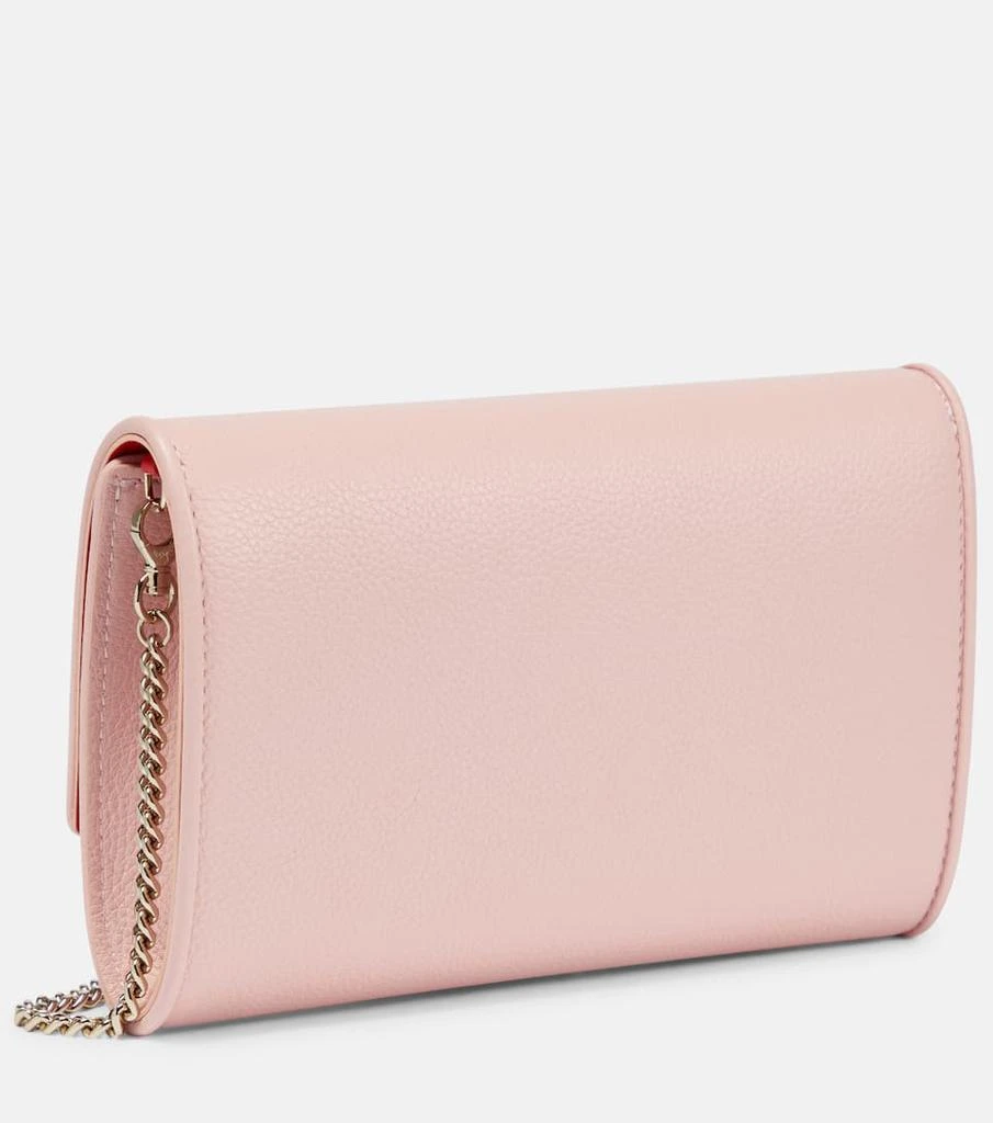 商品Christian Louboutin|Carasky leather wallet on chain,价格¥9946,第4张图片详细描述