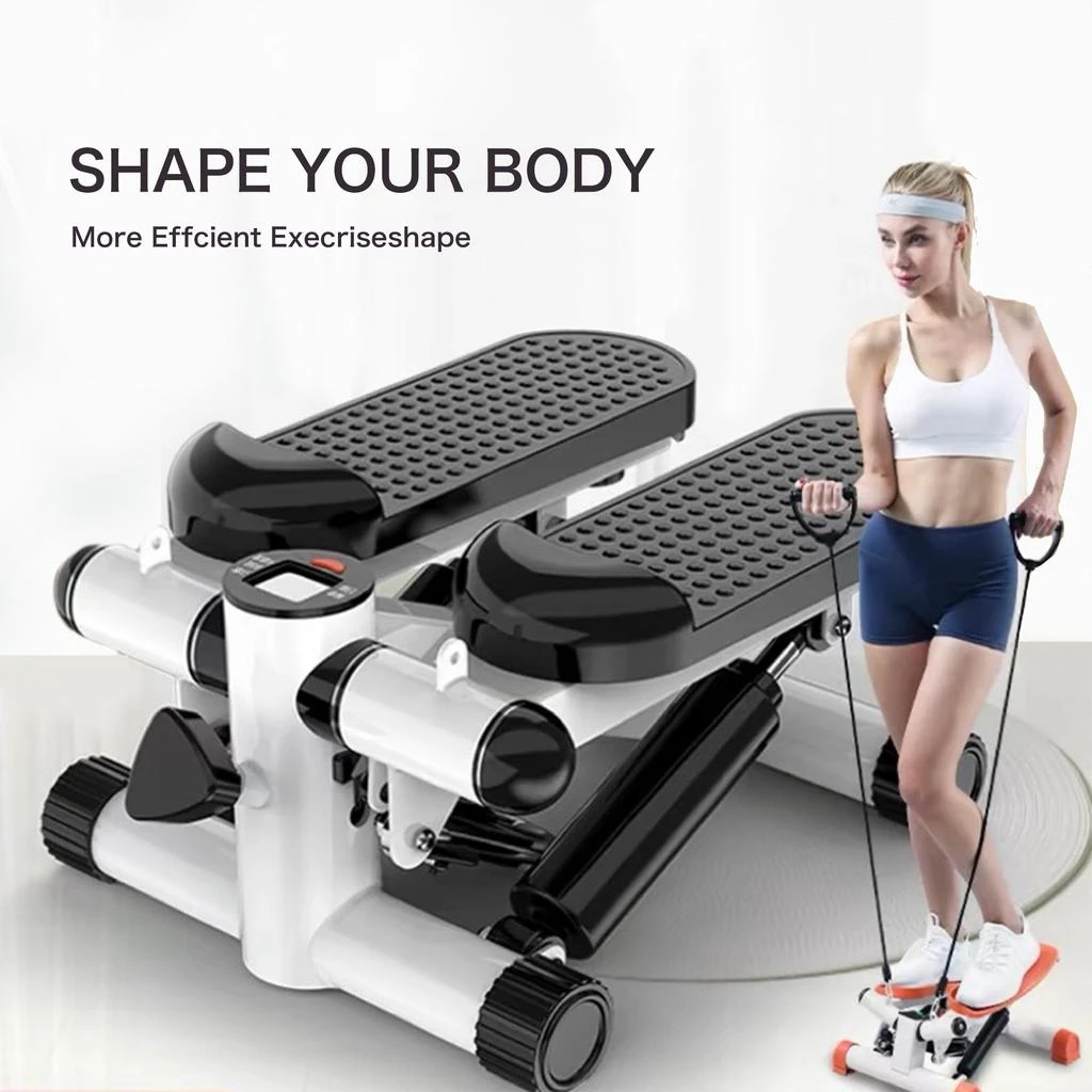 商品Streamdale Furniture|Streamdale Total Body Fitness Machine Mini Stepper with Resistance Bands for Full-Body Results,价格¥435,第2张图片详细描述