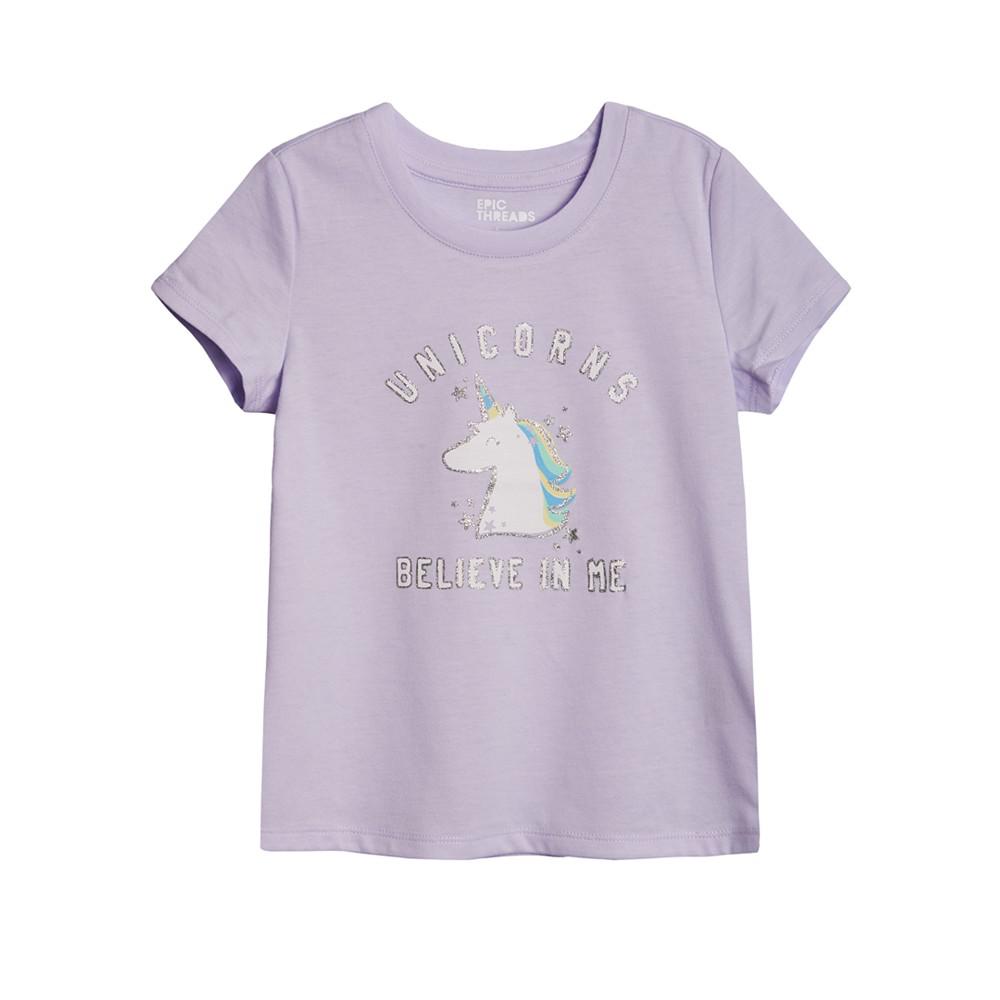 Little Girls Short Sleeve T-shirt, Created For Macy's商品第1张图片规格展示