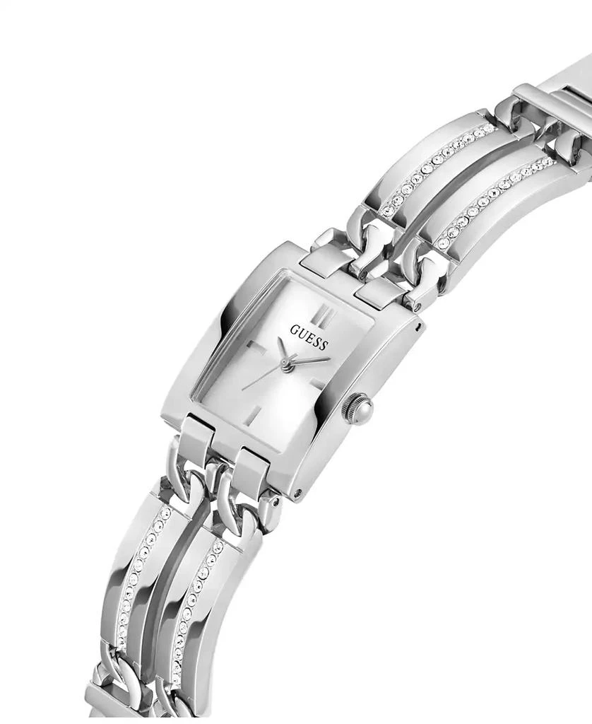 商品GUESS|Women's Analog Silver-Tone 100% Steel Watch 39mm,价格¥935,第4张图片详细描述