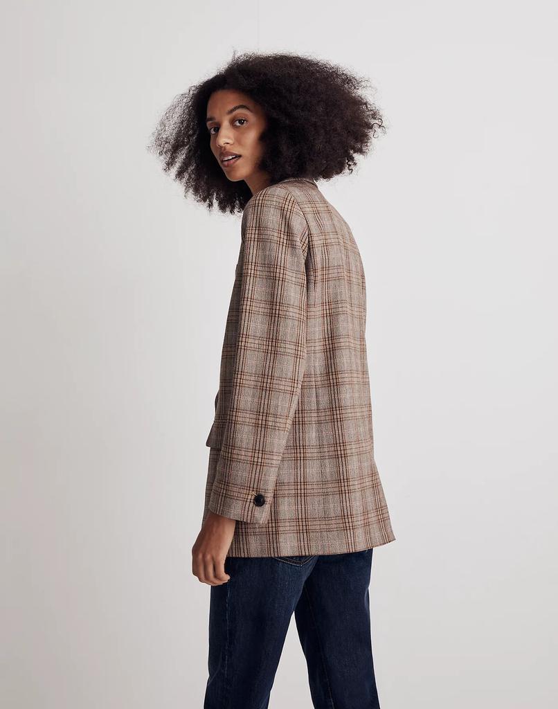 商品Madewell|Caldwell Double-Breasted Blazer in Wardlow Plaid,价格¥1406,第5张图片详细描述