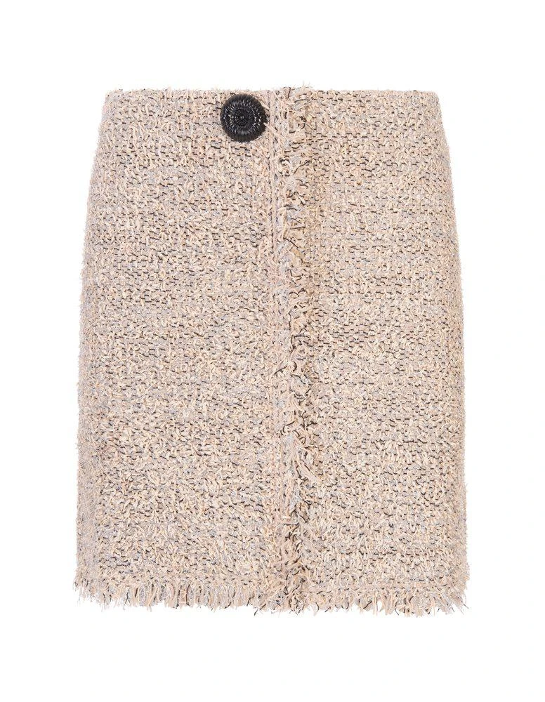 商品Lanvin|Lanvin Frayed-Edge Tweed Mini Skirt,价格¥3445,第1张图片