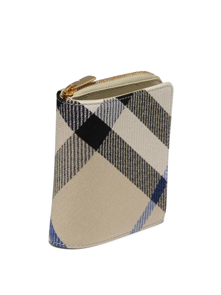 商品Burberry|Check Wallets & Card Holders Beige,价格¥1553,第2张图片详细描述