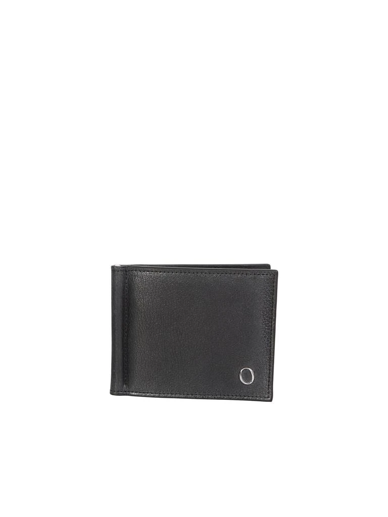 商品ORCIANI|Orciani Black Chevrette Card Holder,价格¥1006,第1张图片