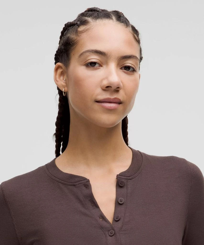 商品Lululemon|Hold Tight Long-Sleeve Henley,价格¥402,第4张图片详细描述