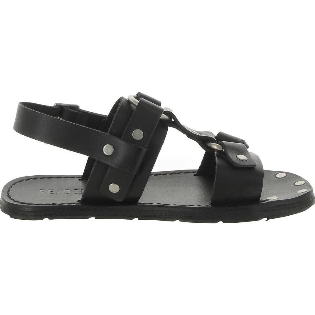 商品Re/Done|RE/DONE Womens 70s Tire Tread Sandal Leather Strappy T-Strap Sandals,价格¥434,第3张图片详细描述