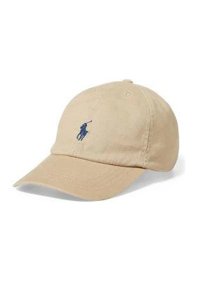 商品Ralph Lauren|Lauren Childrenswear Boys 8 20 Girls 7 16 Cotton Chino Baseball Cap,价格¥266,第1张图片