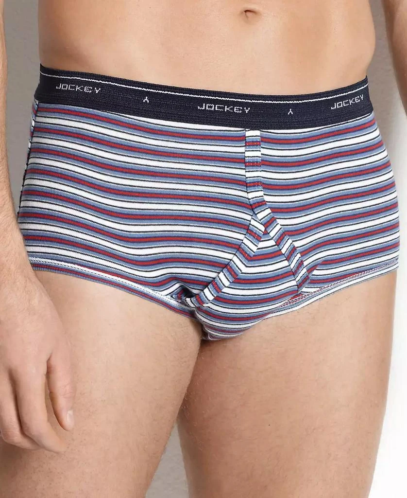 商品Jockey|Men's Classic Collection Full-Rise Briefs 4-Pack Underwear,价格¥219,第2张图片详细描述