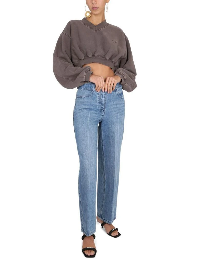 商品Alexander Wang|Alexander wang women's blue other materials jeans,价格¥5221,第1张图片