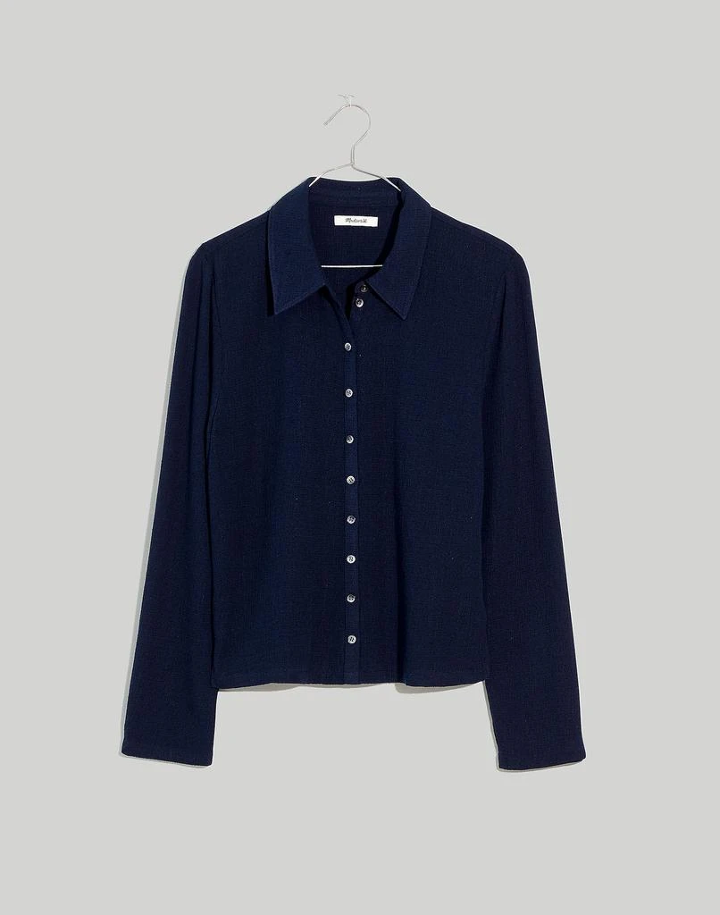 商品Madewell|Crinkle Slim Button-Up Shirt,价格¥635,第4张图片详细描述