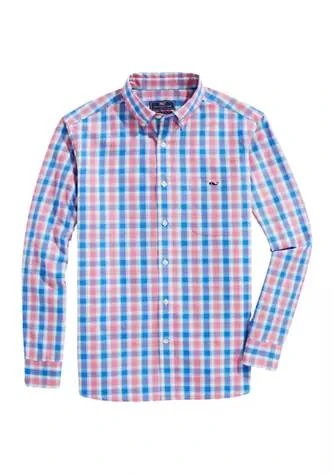 商品Vineyard Vines|Vines Plaid Stretch Cotton Shirt,价格¥331,第1张图片详细描述