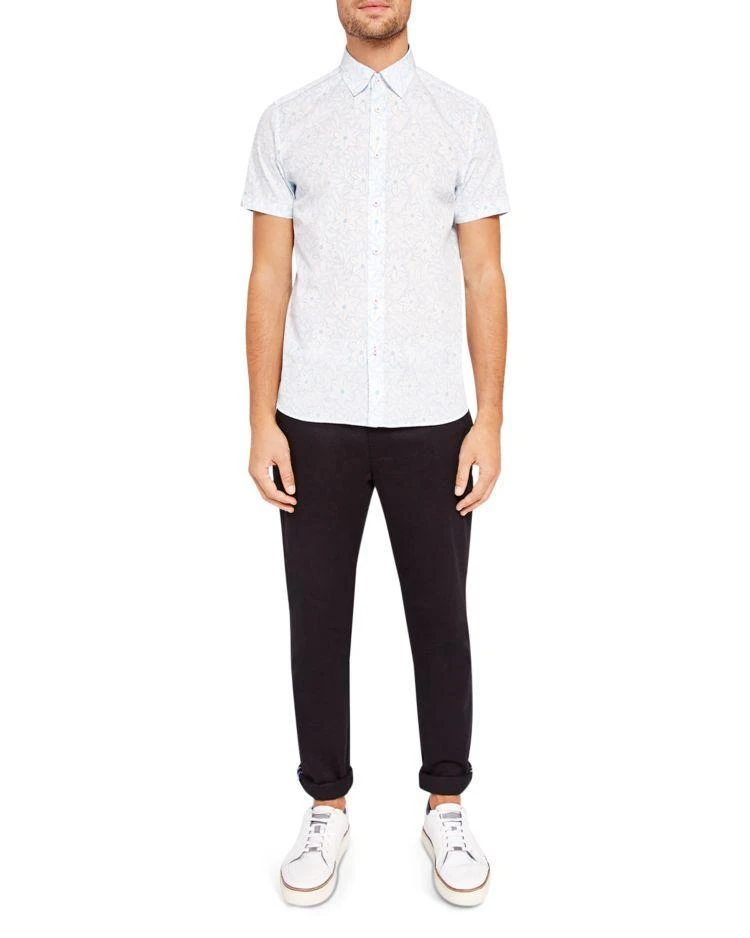 商品Ted Baker London|Calous Floral Printed Regular Fit Button-Down Shirt,价格¥408,第3张图片详细描述