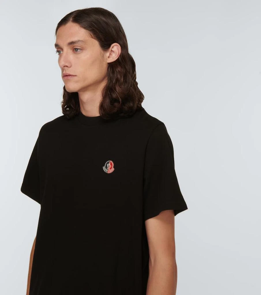 商品Moncler|2 Moncler 1952棉质针织T恤,价格¥2728,第5张图片详细描述