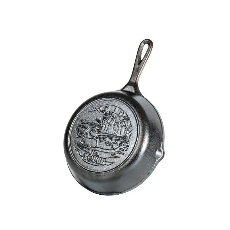 商品Lodge|Cast Iron Wildlife Series 8 Inch Skillet, Duck,价格¥206,第1张图片