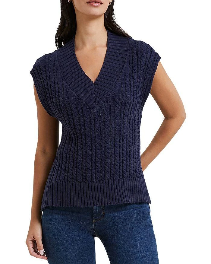 商品French Connection|Mozart V Neck Cap Sleeve Sweater,价格¥220,第1张图片